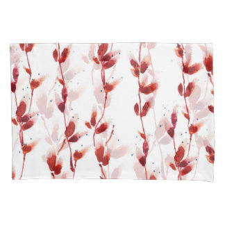 Funda De Cojín Patrón Pussy-Willow: Belleza de la naturaleza.