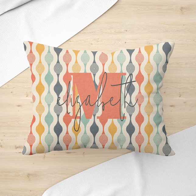 Funda De Cojín Patrón retro Groovy (Subido por el creador)