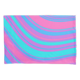 Funda De Cojín Patrón retro ondulado