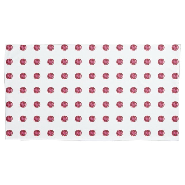 Funda De Cojín Patrón rosa (Anverso-izquierdo)