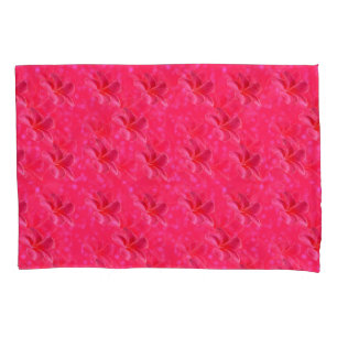 Funda De Cojín Patrón Rubor rosado frangipani,
