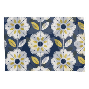 Funda De Cojín Patrón sin problemas de color Floral estilo escand