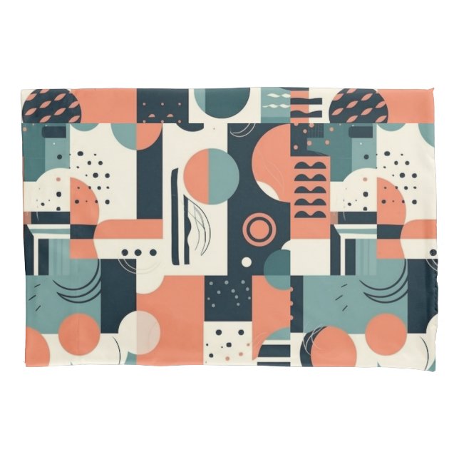 Funda De Cojín Patrón sin soldadura mínimo abstracto - Geométrico (Anverso-izquierdo)