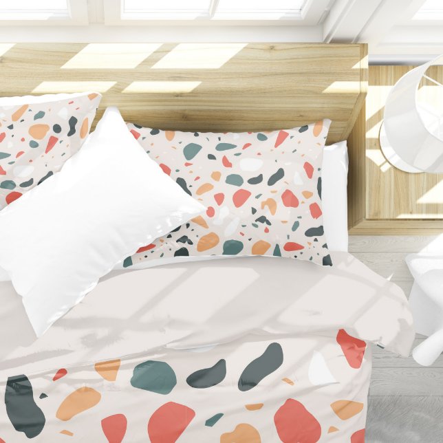 Funda De Cojín Patrón Terrazo (Terrazzo Pattern Pillow)