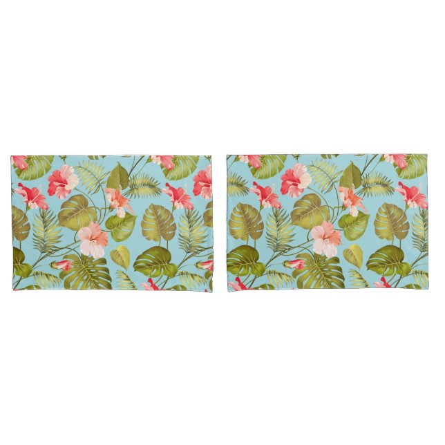 Funda De Cojín Patrón tropical (Anverso - Set)