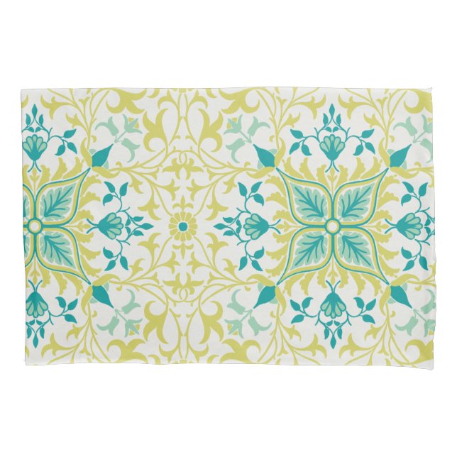 Funda De Cojín Patrón vírico (de William Morris) (Anverso-izquierdo)