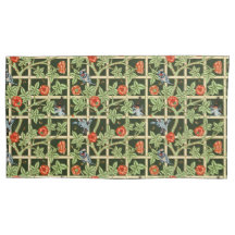 Patrón William Morris Trellis en verde