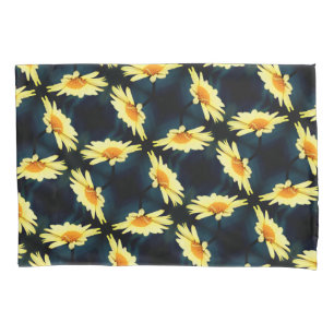 Funda De Cojín Patrón Yellow Daisy Flower Close