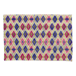 Funda De Cojín Patrones geométricos: Ilustra textil tradicional