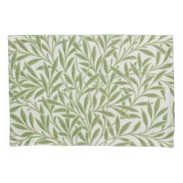 Funda De Cojín Pattern of green leafy branches 