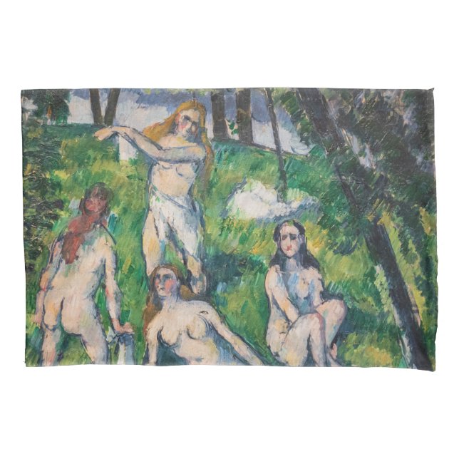 Funda De Cojín Paul Cezanne - Cuatro Bathers (Anverso)