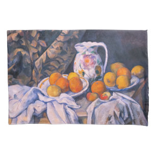 Funda De Cojín Paul Cezanne - Todavía la vida con una cortina