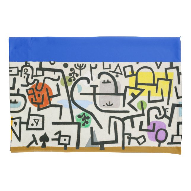 Funda De Cojín Paul Klee resume puerto rico expresionista (Anverso)