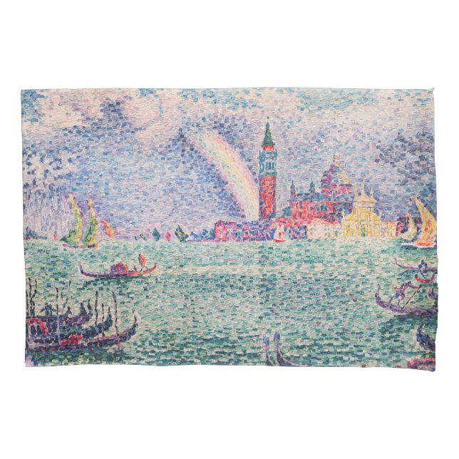 Funda De Cojín Paul Signac - Arcoiris, Venecia (Anverso)