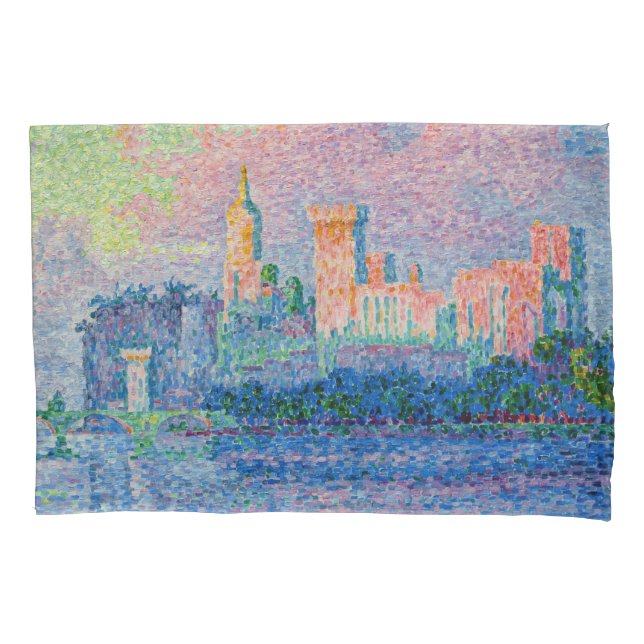 Funda De Cojín Paul Signac - El Palacio Papal, Aviñón (Anverso)