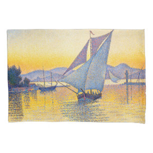 Funda De Cojín Paul Signac - El puerto al atardecer, Opus 236