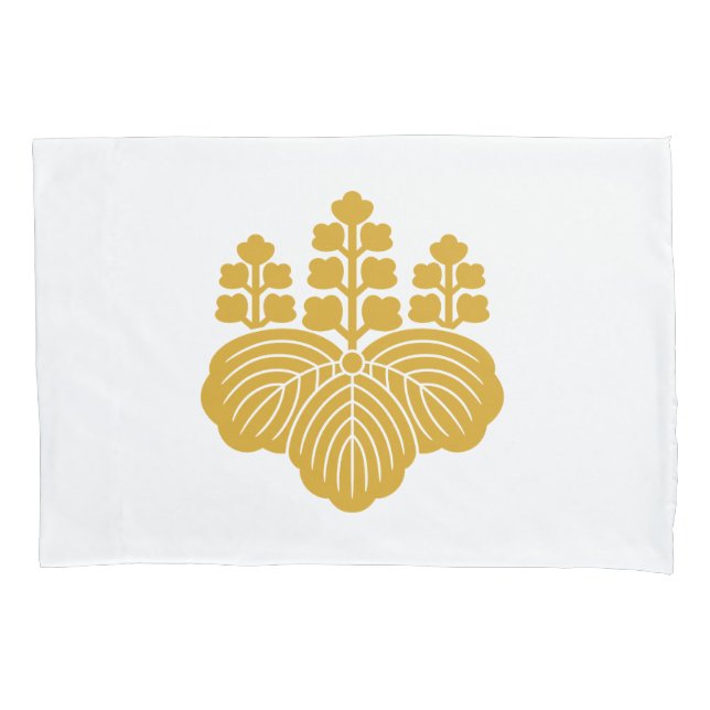 Funda De Cojín Paulownia con 5 y 7 flores (Anverso)