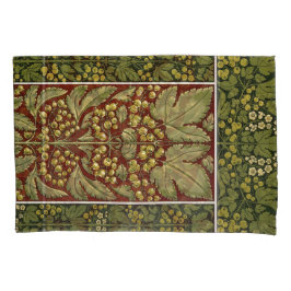 Funda De Cojín Pavimento del patrón de hoja antigua