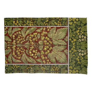 Funda De Cojín Pavimento del patrón de hoja antigua