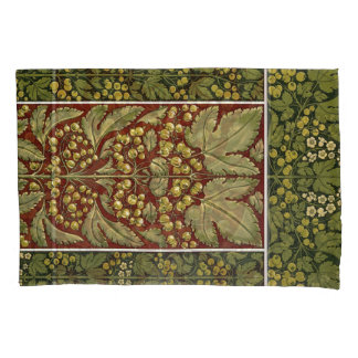 Funda De Cojín Pavimento del patrón de hoja antigua