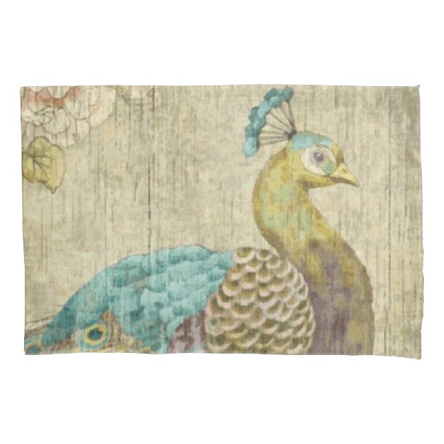 Funda De Cojín Pavo Real - Pillowcase (Anverso)