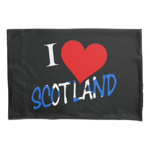 Funda De Cojín Pccn superpuesto de I Heart Scotland