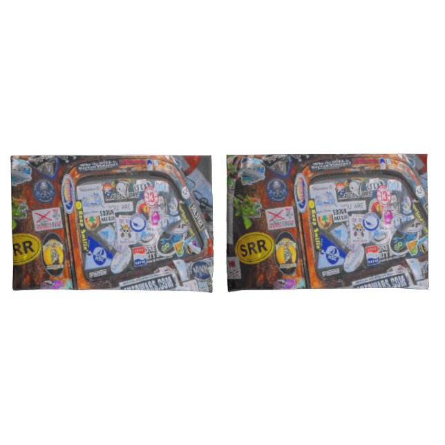 Funda De Cojín Pegatinas (Anverso - Set)