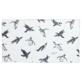 Funda De Cojín Penguin Squadron | Ocean Art Design