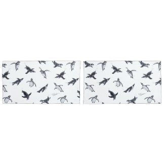 Funda De Cojín Penguin Squadron | Ocean Art Design
