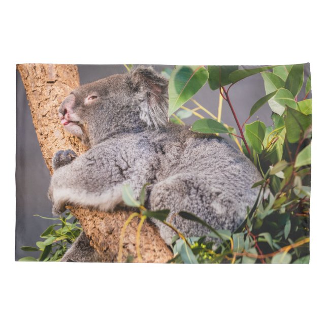 Funda De Cojín Pequeña koala dulce (Reverso)