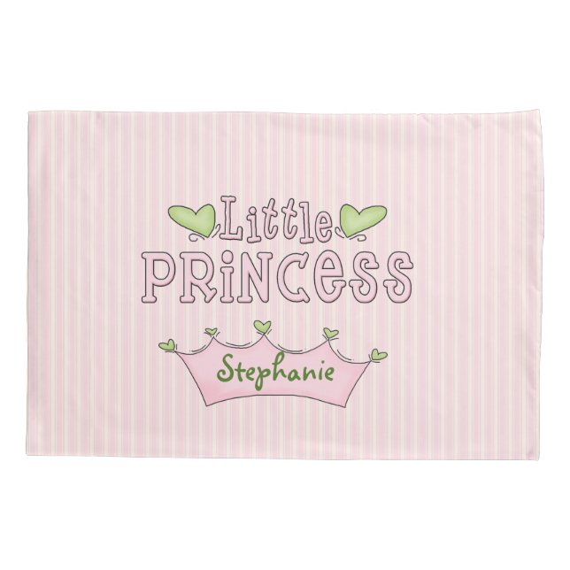 Funda De Cojín Pequeña princesa Custom Pillow Case (Reverso)