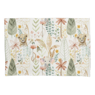 Funda De Cojín Pequeño león Rey Safari Jungle Niño Nursera