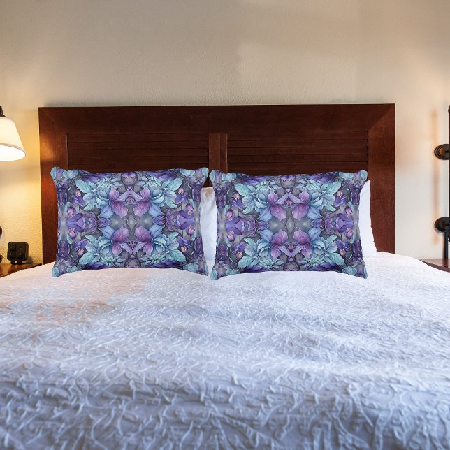 Funda De Cojín Periwinkle Garden (Subido por el creador)