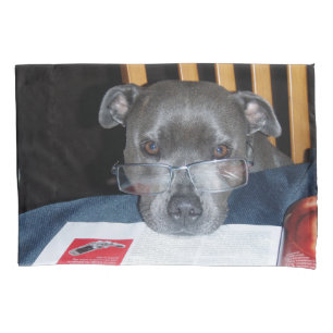 Funda De Cojín Perrito de la lectura