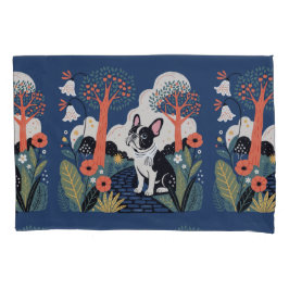 Funda De Cojín Perro bulldog francés moderno 