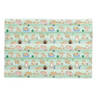 Funda De Cojín perro lindo jugando saltar durmiendo