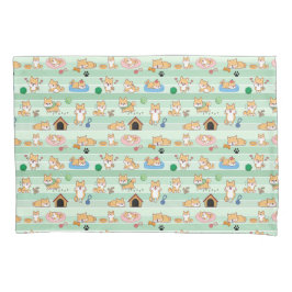 Funda De Cojín perro lindo jugando saltar durmiendo