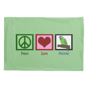 Funda De Cojín Perros de amor de paz