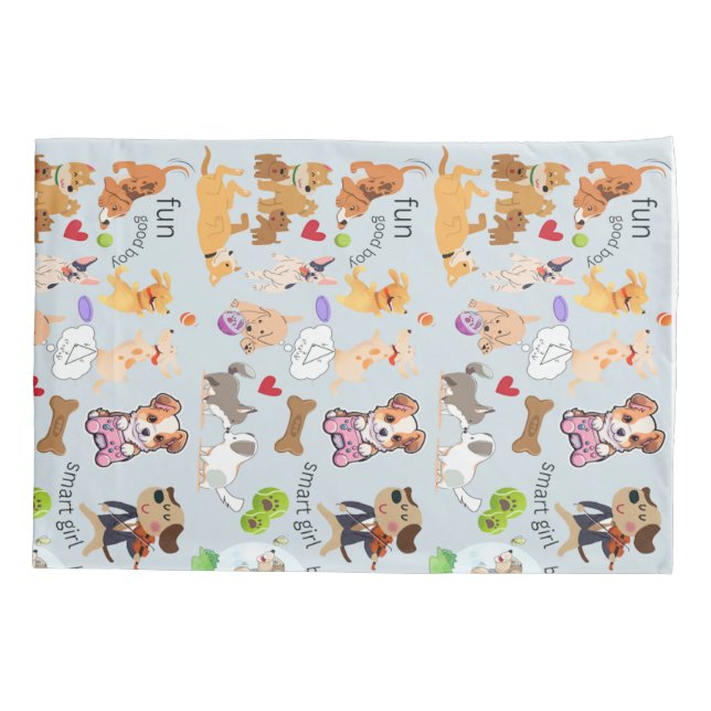 Funda De Cojín Personaliza el amor de Doggie (Reverso)