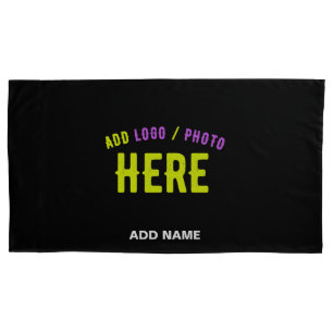 FUNDA DE COJÍN PERSONALIZABLE MODERNO ESTILO NEGRO VERIFICADO MAR