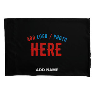 FUNDA DE COJÍN PERSONALIZABLE MODERNO ESTILO NEGRO VERIFICADO MAR
