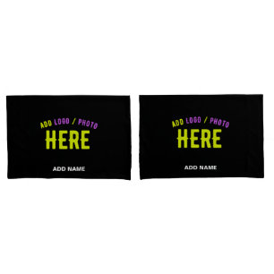 FUNDA DE COJÍN PERSONALIZABLE MODERNO ESTILO NEGRO VERIFICADO MAR