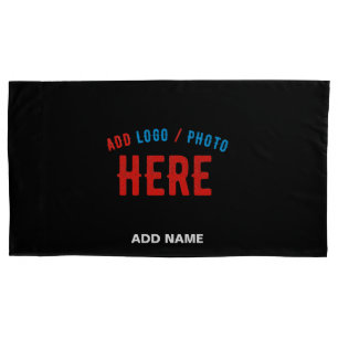 FUNDA DE COJÍN PERSONALIZABLE MODERNO ESTILO NEGRO VERIFICADO MAR