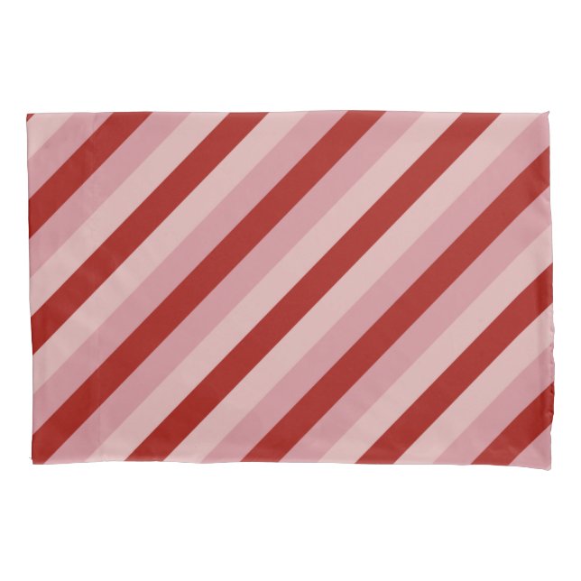 Funda De Cojín Personalizable Valentine Stripes (Anverso)