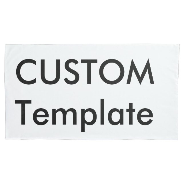 Funda De Cojín Personalizado Caja de almohada King Size 20" x 40" (Anverso)