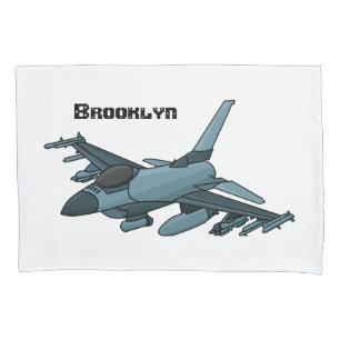 Funda De Cojín Personalizado de avión de combate militar