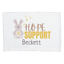 Funda De Cojín personalizado de cáncer infantil esperanza Pillowc