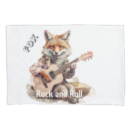 Funda De Cojín Personalizado de Caricatura Animal Fox A musical