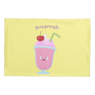 Funda De Cojín Personalizado de helados de fresa de fresa