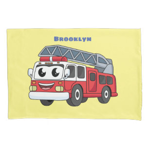 Funda De Cojín Personalizado de motor de fuego alegre